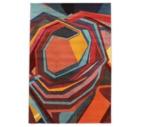 RugVista Duet Tapis Moderne, 200x300 cm, Rectangulaire, Poil Moyen, Nettoyage à Sec, Salon, Salle de séjour, Chambre, Salle à Manger, Multicolore