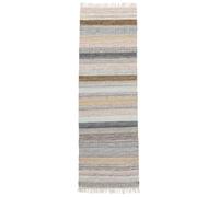 RugVista Ester, Tapis, Kilims Moderne, 80 x 350 cm, Rectangulaire, Poil Ras, Nettoyage à Sec Seulement, Certifié Care & Fair, Multicolore