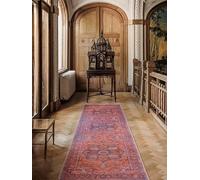 RugVista Georgia Oriental Tapis, 80 x 300 cm, Rouge/Bleu