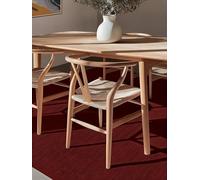 RugVista Handloom Flat, Tapis, Kilims, 140 x 200 cm, Rectangulaire, Poil Ras, Salle de séjour, à Manger, Chambre, Nettoyage Sec Seulement, Certifié Care & Fair, Foncé Rouge