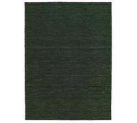 RugVista Handloom Flat, Tapis, Kilims, 140 x 200 cm, Rectangulaire, Poil Ras, Salle de séjour, à Manger, Chambre, Nettoyage Sec Seulement, Certifié Care & Fair, Forest Vert