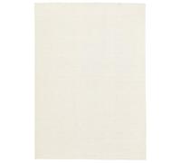 RugVista Handloom Flat, Tapis, Kilims Moderne, 200 x 300 cm, Rectangulaire, Poil Ras, Salle de séjour, à Manger, Chambre, Nettoyage Sec Seulement, Certifié Care & Fair, Off Blanc