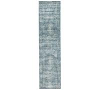 RugVista Jacinda Tapis Moderne, 80x300 cm, Coureur, Poil Court, Nettoyage à Sec, Salon, Salle de séjour, Chambre, Salle à Manger, Couloir, Clair Bleu