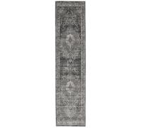 RugVista Jacinda, Tapis, Orientaux, 80 x 300 cm, Rectangulaire, Poil Ras, Salle de séjour, à Manger, Chambre, Cuisine, Couloir, Nettoyage Sec Seulement, Oeko_tex_100, Charcoal