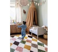 RugVista Jester, Tapis pour Enfants, Modernes, 140 x 200 cm, Rectangulaire, Poil Moyen, Chambre d'enfant, Nettoyage à Sec Seulement, sans Produits Chimiques Dangereux, Multicolore
