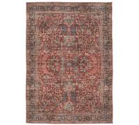 RugVista Khalifa Oriental, Tapis, Tapis Modernes, 230 x 160 cm, Rectangulaire, Poil Ras, Salle de séjour, Chambre, Cuisine, Lavage en Machine, Oeko_tex_100, Rouge