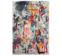 RugVista Leloudo Tapis intérieur/extérieur, 200x300 cm, Rectangulaire, Poil Moyen, Nettoyage à Sec, Salon, Chambre, Patio, Balcon, Terrasse, Jardin, Résiste à l'eau et aux UV, Multicolore