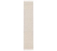 RugVista Melange, Tapis, Kilims Moderne, 80 x 400 cm, Rectangulaire, Poil Ras, Salle de séjour, à Manger, Chambre, Cuisine, Couloir, Nettoyage Sec Seulement, Certifié Care & Fair, Beige