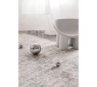 RugVista Nadia Tapis Moderne, 140x200 cm, Rectangulaire, Poil Court, Nettoyage à Sec, Salon, Salle de séjour, Chambre, Salle à Manger, Blanc crème/Greige