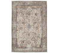 RugVista Oxana Oriental Tapis Moderne, 200x300 cm, Rectangulaire, Poil Court, Lavable en Machine jusqu'à 30°, Salon, Salle de séjour, Chambre, Salle à Manger, Cuisine, Résiste à l'eau, Marron/Beige