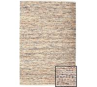 RugVista Pebbles, Tapis, Kilims Moderne, 200 x 250 cm, Rectangulaire, Poil Ras, Nettoyage à Sec Seulement, Certifié Care & Fair, Rouille/Marron