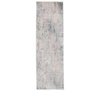 RugVista Ritz Tapis Moderne, 80x350 cm, Coureur, Poil Moyen, Nettoyage à Sec, Salon, Salle de séjour, Chambre, Salle à Manger, Couloir, Clair Gris