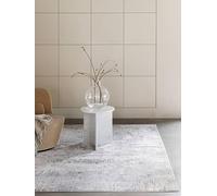 RugVista Ritz, Tapis, Tapis Modernes, 200 x 290 cm, Rectangulaire, Poil Moyen, Salle de séjour, à Manger, Chambre, Cuisine, Nettoyage Sec Seulement, Oeko_tex_100, Clair Gris