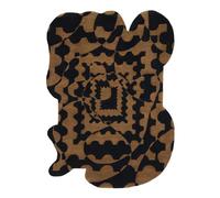 RugVista Rythm of The Maze, Tapis, 300 x 210 cm, Rectangulaire, Poil Moyen, Salle de séjour, Chambre, Nettoyage à Sec Seulement, Certifié Care & Fair, Noir/Marron