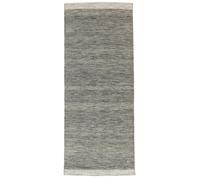 RugVista Serafina Tapis Kilim Moderne, 100x250 cm, Rectangulaire, Poil Court, Nettoyage à Sec, Salon, Salle de séjour, Chambre, Salle à Manger, Couloir, Fabriqué à la Main, Foncé Gris