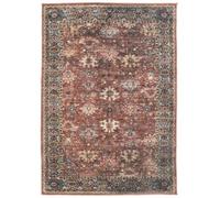 RugVista Shabibi Oriental Tapis Moderne, 200x300 cm, Rectangulaire, Poil Court, Lavable en Machine jusqu'à 30°, Salon, Salle de séjour, Chambre, Salle à Manger, Cuisine, Résiste à l'eau, Rouille