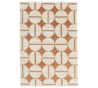 RugVista Split Pea Tapis, 160 x 230 cm, Rouille | Modernes, Rectangulaire, Poil ras, Lavage en machine, Oeko-Tex 100, Salle de séjour, Salle à manger, Chambre, Cuisine