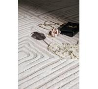 RugVista Tuscany, Tapis, Tapis Modernes, 200 x 300 cm, Rectangulaire, Poil Moyen, Nettoyage à Sec Seulement, Oeko_tex_100, Blanc crème