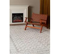RugVista Venus, Tapis, 140 x 200 cm, Rectangulaire, Poil Moyen, Salle de séjour, Chambre, Nettoyage à Sec Seulement, Oeko_tex_100, Beige/Greige