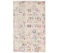 RugVista Wisteria, Tapis, 140 x 200 cm, Rectangulaire, Poil Ras, Salle de séjour, Chambre, Cuisine, Lavage à la Main Seulement, Oeko_tex_100, Multicolore
