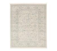 RugVista Ziegler Manhattan Tapis Ziegler/Kazak Oriental, 200x250 cm, Rectangulaire, Poil Moyen, Nettoyage à Sec, Salon, Salle de séjour, Chambre, Salle à Manger, Beige/Clair Bleu