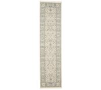 RugVista Ziegler Michigan Tapis Ziegler/Kazak Oriental, 80x300 cm, Coureur, Poil Moyen, Nettoyage à Sec, Salon, Salle de séjour, Chambre, Salle à Manger, Couloir, Beige/Vert