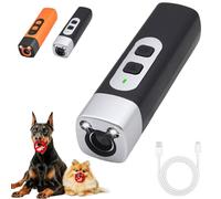 Ruhemeister Pro Appareil d'entraînement anti-aboiement pour chien, avec 3 niveaux, entraînement doux et efficace, résistant aux intempéries et portable, pour petits et grands chiens, noir