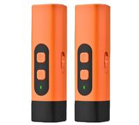 Ruhemeister Pro - Dressage ultrasonique doux for une maison calme - Répulsif ultrasonique for chiens avec écran HD et lampe de poche - Dispositif anti-aboiement for chiens - Attire l'attention(2 pcs)