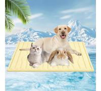Ruhemeister Pro Le Tapis rafraîchissant innovant for Chiens, Tapis rafraîchissant for l'été, Plus de 6 Heures de Performance de Refroidissement constante, Technologie Arc-Chill(Gelb,S)
