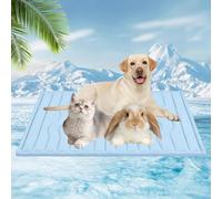 Ruhemeister Pro Le Tapis rafraîchissant innovant for Chiens, Tapis rafraîchissant for l'été, Plus de 6 Heures de Performance de Refroidissement constante, Technologie Arc-Chill(Blau,M)
