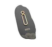 RUHEN Signalétique des Toilettes Hommes et Femmes - Panneau de Salle de Bain - Conseils Pratiques - Autocollants - Porte - Centre Commercial - Restaurant - Hôtel