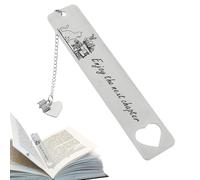 Ruhesta - Marque-page avec gravure - Pour pages de lecture - Motif unique de chat - Papeterie - Décorations de livres gravées - « Profitez du prochain chapitre »