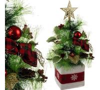Ruhhy 22591 Arbre de Noël avec ornements 45 cm