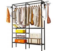 RUHHY 22671 Porte-vêtements double 173×36×108 cm