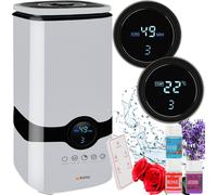Ruhhy 22739 Humidificateur à ultrasons avec ionisateur 4 L blanc