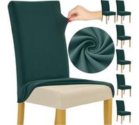 Ruhhy 25992 Housse de chaise élastique 6 pcs, vert