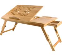 Ruhhy 7974 Table portable pour lit en bambou