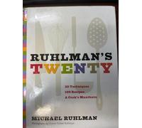 Ruhlman's Twenty: 20 Techniques, 100 Recipes, A Cook's Manifesto (The Science of Cooking, Culinary Books, Chef Cookbooks, Cooking Techniques Book)