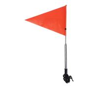 Ruhnjyg Drapeau de sécurité pour vélo, haute visibilité, rétractable, imperméable, résistant aux déchirures, pour et adultes, fauteuil roulant, scooter, chariot de golf
