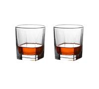 RUHTEUO 235ml/330ml Whiskey Glasses Relief Cocktail Glass Transparent Drinking Cognac Cold Drink Cup Idéal pour les cocktails longs, les mocktails(235ml)