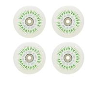 RUHTEUO 4 pièces Roue de Patin à Roues alignées Flash 90A Patinage d'éclairage 80 76 72 68 Chaussures roulettes coulissantes pour Le Patinage en Quad(4PCS-06)