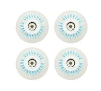 RUHTEUO 4 pièces Roue de Patin à Roues alignées Flash 90A Patinage d'éclairage 80 76 72 68 Chaussures roulettes coulissantes pour Le Patinage en Quad(4PCS)