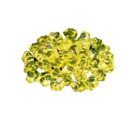 RUHTEUO 50pcs Confettis Ornement De Mariage Pavés Aquarium Paysage Pierres Artificielles Colorées Cristal Glaçons Vase Remplissage Cailloux pour Décoration de Vase(Yellow)