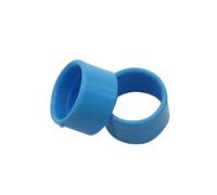 RUHTEUO Anneau de Pied Poulet, 7 Couleurs, 16mm/18mm/20mm, Anneaux d'identification volaille, Fournitures d'alimentation for poulailler, Harnais Canard, 105 pièces(Blue,Inner Diameter 1.6cm)