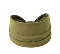 RUHTEUO Bande élastique large côté femme Yoga bandeaux couleur unie sport bandeau de cheveux cravate Bandanas bandeau chapeaux Turbans(FF258-12 Army Green)