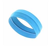 RUHTEUO Bandeau de sport large élastique Yoga bandes de cheveux en cours d'exécution chapeaux de Fitness femmes Turban tête chaîne bandeau bandeau(Lake blue)