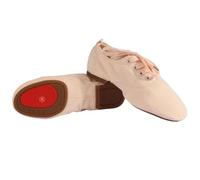 RUHTEUO Chaussures de Ballet en toile for enfants, chaussures danse for femmes et hommes, Tango, Latin, Jazz moderne, d'entraînement Yoga pour Jazz Latin Rumba Cha Cha,Aptitude(Pink Rubber Sole,31)