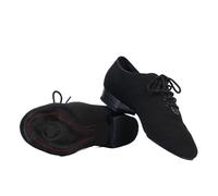 RUHTEUO Chaussures de danse homme Baskets Chaussures de danse Hommes Square Dancing Social Ballroom Latin Modern Shoe Talon 25 MM Latin dance shoes man(Style2,6.5)