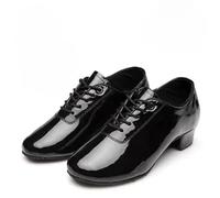 RUHTEUO Chaussures de danse latine homme salle bal Tango chaussures for garçon Sneaker Jazz pour Jazz Latin Rumba Cha Cha,Aptitude(Pearlite layer,34)