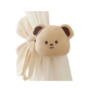 RUHTEUO Embrasse Rideau Sangle de Rideau en Forme d'animal Kawaii, Accessoires décoration intérieure, Rangement Dessin animé Voiture, Cravate moustiquaire(Color-02)